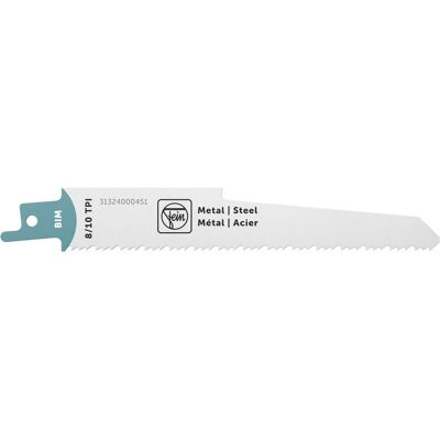 Fein, Sägeblatt, Säbelsägeblatt BIM 130 T8 / 10 MS Fein, Sägeblatt, Säbelsägeblatt BIM 130 T8 / 10 MS