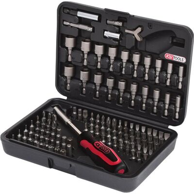 KS Tools, Bits, 1/4" Bit-Satz, 122-tlg (Sechskant (hexagonal)) KS Tools, Bits, 1/4" Bit-Satz, 122-tlg (Sechskant (hexagonal))