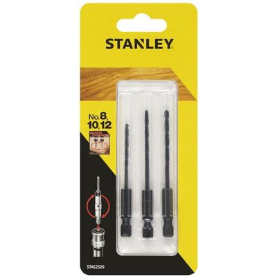 Stanley Bohrereinsatz, STA62509-XJ (10 mm, 12 mm, 8 mm) Stanley Bohrereinsatz, STA62509-XJ (10 mm, 12 mm, 8 mm)
