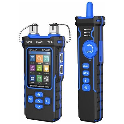 W-Star, Multimeter, Tester RJ45 a optick??ch vl??ken WSNF8508 vizu??ln?? lok??tor, OPM, detektor kabelu (Kabeltester) W-Star, Multimeter, Tester RJ45 a optick??ch vl??ken WSNF8508 vizu??ln?? lok??tor, OPM, detektor kabelu (Kabeltester)