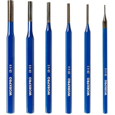 Workpro, Meissel, Pushbutters, Satz mit 6 Stück (152 mm) Workpro, Meissel, Pushbutters, Satz mit 6 Stück (152 mm)