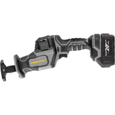 Procraft, Säbelsäge, RS20A-1B-C Akku Recipro Säbelsäge 20 V Brushless + 1x Akku 4,0 Ah + Ladegerät + Koffer Procraft, Säbelsäge, RS20A-1B-C Akku Recipro Säbelsäge 20 V Brushless + 1x Akku 4,0 Ah + Ladegerät + Koffer