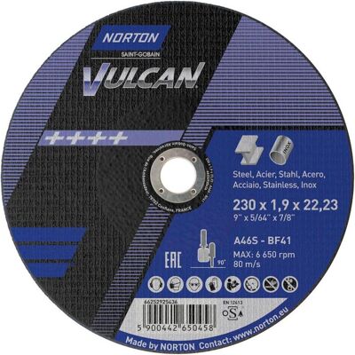 Symantec Norton Clipper, Sägeblatt, Norton-Schnitt rostfreiem Metall Winkelschleifer Durchmesser 230 1,6 x 22,23 Symantec Norton Clipper, Sägeblatt, Norton-Schnitt rostfreiem Metall Winkelschleifer Durchmesser 230 1,6 x 22,23