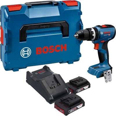 Bosch Professional, Bohrmaschine + Akkuschrauber, GSB 18V-65 Professional Akku Schlagbohrschrauber 18 V 65 Nm Brushless + 2x Akku 2,0 Ah + (Schlagbohrschrauber) Bosch Professional, Bohrmaschine + Akkuschrauber, GSB 18V-65 Professional Akku Schlagbohrschrauber 18 V 65 Nm Brushless + 2x Akku 2,0 Ah + (Schlagbohrschrauber)