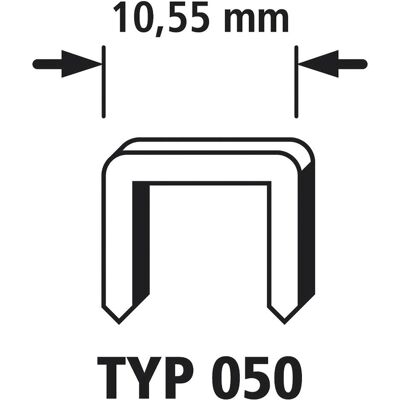 wolfcraft, Tackerklammern + Tackernägel, 1000 Breitrückenklammern Typ050, 10mm wolfcraft, Tackerklammern + Tackernägel, 1000 Breitrückenklammern Typ050, 10mm