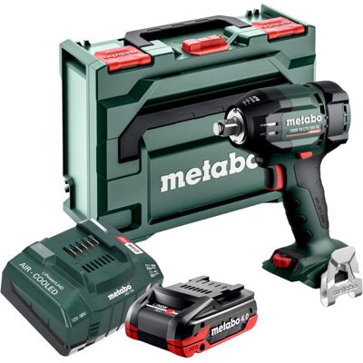Metabo, Bohrmaschine + Akkuschrauber, SSW 18 LTX 550 BL Akku Schlagschrauber 18 V 550 Nm Brushless + 1x LiHDX Akku 4,0 Ah + (Schlagschrauber) Metabo, Bohrmaschine + Akkuschrauber, SSW 18 LTX 550 BL Akku Schlagschrauber 18 V 550 Nm Brushless + 1x LiHDX Akku 4,0 Ah + (Schlagschrauber)