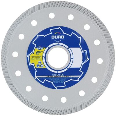 Duro, Sägeblatt, DU-DEK Diamantsäge: 125x22,2 Duro, Sägeblatt, DU-DEK Diamantsäge: 125x22,2