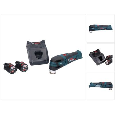 Bosch Professional, Multifunktionswerkzeug, GOP 12V-28 Professional Akku Multi Cutter Starlock Brushless + 2x Akku 3,0 Ah + Ladegerät (Multifunktionswerkzeug) Bosch Professional, Multifunktionswerkzeug, GOP 12V-28 Professional Akku Multi Cutter Starlock Brushless + 2x Akku 3,0 Ah + Ladegerät (Multifunktionswerkzeug)