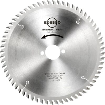 Edessö HW Kreissägeblatt 210mm - Hochwertiger Plattenzuschnitt Edessö HW Kreissägeblatt 210mm - Hochwertiger Plattenzuschnitt