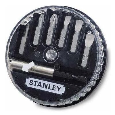 Stanley Bits, Set inkl. Bithalter (Kreuz Pozidriv PZ) Stanley Bits, Set inkl. Bithalter (Kreuz Pozidriv PZ)