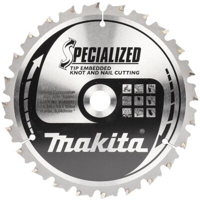 Makita, Sägeblatt, SPECIALIZED Sägeb.190x20x24Z Makita, Sägeblatt, SPECIALIZED Sägeb.190x20x24Z