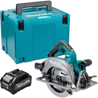 Makita, Handkreissäge, HS 003 GM101 Akku Handkreissäge 40 V max. 190 mm Brushless + 1x Akku 4,0 Ah + Makpac - ohne Makita, Handkreissäge, HS 003 GM101 Akku Handkreissäge 40 V max. 190 mm Brushless + 1x Akku 4,0 Ah + Makpac - ohne