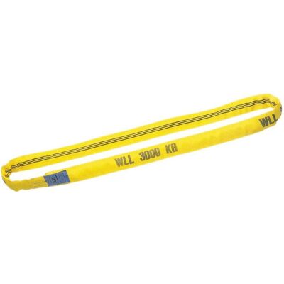 Dönges, Fördertechnik, Rundschlinge EN 1492-2, 3 t, Nutzlänge 2 m, gelb Dönges, Fördertechnik, Rundschlinge EN 1492-2, 3 t, Nutzlänge 2 m, gelb