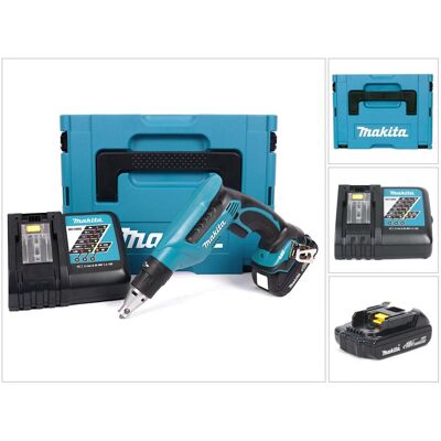 Makita, Bohrmaschine + Akkuschrauber, DFS 451 Y1J-D 18 V Akku Schnellbauschrauber im MAKPAC inkl. BL 1815 N Akku + DC18RC (Trockenbauschrauber) Makita, Bohrmaschine + Akkuschrauber, DFS 451 Y1J-D 18 V Akku Schnellbauschrauber im MAKPAC inkl. BL 1815 N Akku + DC18RC (Trockenbauschrauber)