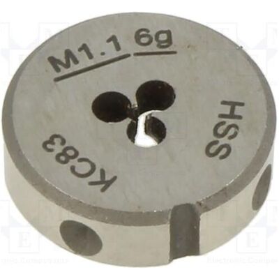GSR, Gewindeschneider + Gewindebohrer, Schneideisen M1,1 0,25 HSS-Schnellarbeitsstahl H: 5mm GSR, Gewindeschneider + Gewindebohrer, Schneideisen M1,1 0,25 HSS-Schnellarbeitsstahl H: 5mm