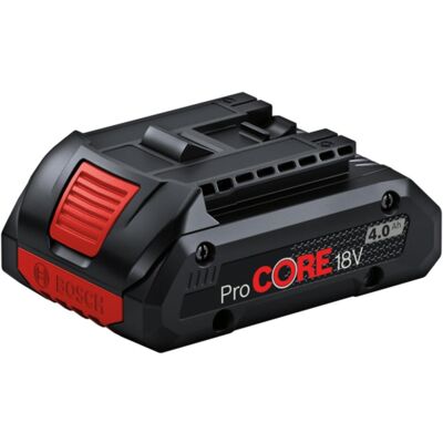 Bosch Professional, Werkzeugakku + Ladegerät, Batterie GBA 18V 4,0Ah ProCORE18V (18 V) Bosch Professional, Werkzeugakku + Ladegerät, Batterie GBA 18V 4,0Ah ProCORE18V (18 V)