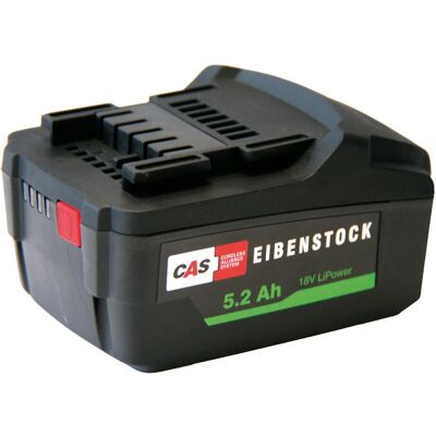 Eibenstock, Werkzeugakku + Ladegerät, 10.095.41 Akkupack 18V - 5.2Ah CAS - System (18 V) Eibenstock, Werkzeugakku + Ladegerät, 10.095.41 Akkupack 18V - 5.2Ah CAS - System (18 V)
