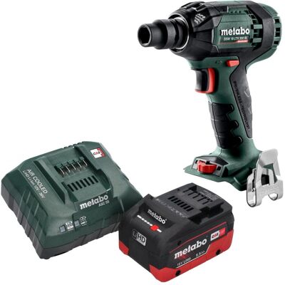 Metabo, Bohrmaschine + Akkuschrauber, SSW 18 LTX 300 BL Akku Schlagschrauber 18 V 300 Nm 1/2" Brushless + 1x LiHD Akku 5,5 Ah + (Schlagschrauber) Metabo, Bohrmaschine + Akkuschrauber, SSW 18 LTX 300 BL Akku Schlagschrauber 18 V 300 Nm 1/2" Brushless + 1x LiHD Akku 5,5 Ah + (Schlagschrauber)
