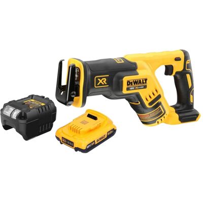 DeWalt, Säbelsäge, DCS 367 D1 Akku Säbelsäge 18 V Brushless + 1x Akku 2,0 Ah + Ladegerät DeWalt, Säbelsäge, DCS 367 D1 Akku Säbelsäge 18 V Brushless + 1x Akku 2,0 Ah + Ladegerät