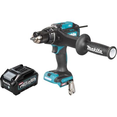 Makita, Bohrmaschine + Akkuschrauber, HP 003 GM1 Akku Schlagbohrschrauber 40 V max. 180 Nm Brushless + 1x Akku 4,0 Ah - ohne (Schlagbohrschrauber) Makita, Bohrmaschine + Akkuschrauber, HP 003 GM1 Akku Schlagbohrschrauber 40 V max. 180 Nm Brushless + 1x Akku 4,0 Ah - ohne (Schlagbohrschrauber)
