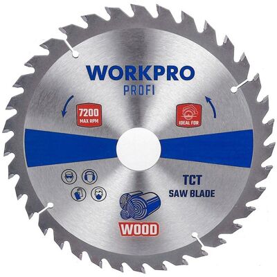 Workpro, Sägeblatt, Tct circular saw blade for wood, professional, ø165 x 20 mm x 30 teeth Workpro, Sägeblatt, Tct circular saw blade for wood, professional, ø165 x 20 mm x 30 teeth