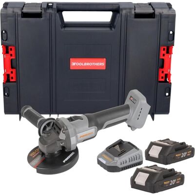 Procraft, Winkelschleifer, Industrial AG125Abb Akku Winkelschleifer 20 V 125 mm Brushless + 2x Akku 2,0 Ah + (125 mm) Procraft, Winkelschleifer, Industrial AG125Abb Akku Winkelschleifer 20 V 125 mm Brushless + 2x Akku 2,0 Ah + (125 mm)