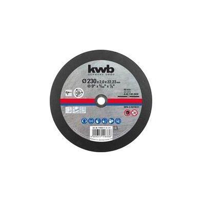 kwb, Sägeblatt, 711833 Trennscheibe gerade 230 mm 1 St. Stahl kwb, Sägeblatt, 711833 Trennscheibe gerade 230 mm 1 St. Stahl