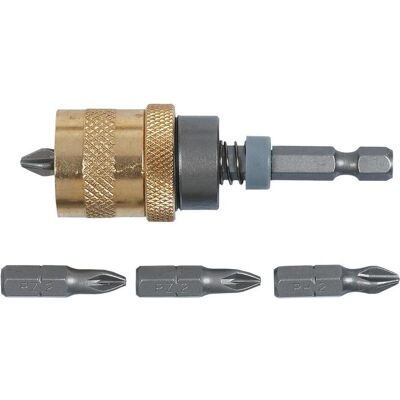 Topex, Bits, Bit holder with limiter 1/4 5 pcs. 39D340 Topex, Bits, Bit holder with limiter 1/4 5 pcs. 39D340