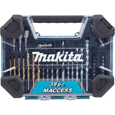 Makita, Bits, Zubehör E-22573 Bohrer-Set 38-teilig Makita, Bits, Zubehör E-22573 Bohrer-Set 38-teilig