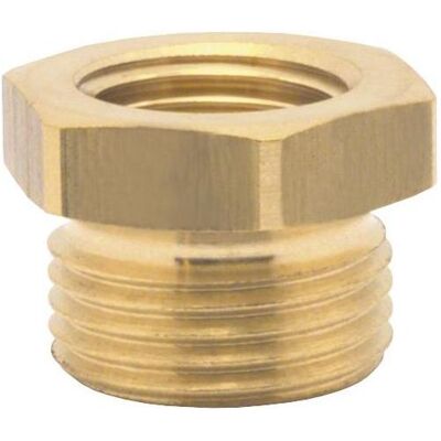 Elmag, Zubehör Druckluftwerkzeug, Druckluft Reduziernippel mit IG 3/8" und AG 1/2" aus Messing Elmag, Zubehör Druckluftwerkzeug, Druckluft Reduziernippel mit IG 3/8" und AG 1/2" aus Messing