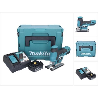 Makita, Stichsäge, DJV 185 RT1J Akku Pendelhubstichsäge 18 V Brushless + 1x Akku 5,0 Ah + Ladegerät + Makpac Makita, Stichsäge, DJV 185 RT1J Akku Pendelhubstichsäge 18 V Brushless + 1x Akku 5,0 Ah + Ladegerät + Makpac