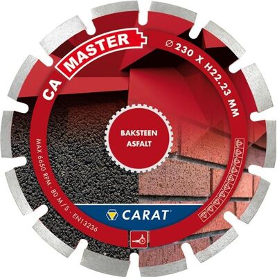 Carat, Sägeblatt, CAM2303000 Diamanttrennscheibe Ziegel / ASPHALT CA MASTER 230x22.2MM Carat, Sägeblatt, CAM2303000 Diamanttrennscheibe Ziegel / ASPHALT CA MASTER 230x22.2MM