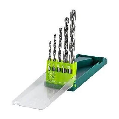 Verto, Bohrereinsatz, metal drill HSS cylindrical 4 5 6 10 8 mm set (60H000) (4,0-10 mm) Verto, Bohrereinsatz, metal drill HSS cylindrical 4 5 6 10 8 mm set (60H000) (4,0-10 mm)