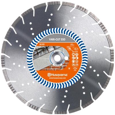 Husqvarna Sägeblatt, Deimantinis diskas betonui VARI-CUT S50 300x25,5mm Husqvarna Sägeblatt, Deimantinis diskas betonui VARI-CUT S50 300x25,5mm