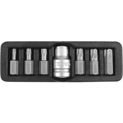 Yato, Bits, SCREWDRIVER BIT SET TORX S.T25T55 7PCS (Innensechsrund TX) Yato, Bits, SCREWDRIVER BIT SET TORX S.T25T55 7PCS (Innensechsrund TX)