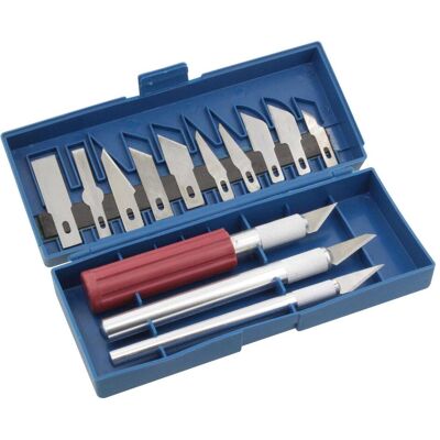 Donau Elektronik MS13 Präzisionsmesser-Set - Hobby, Basteln, Holzschnitzerei Donau Elektronik MS13 Präzisionsmesser-Set - Hobby, Basteln, Holzschnitzerei