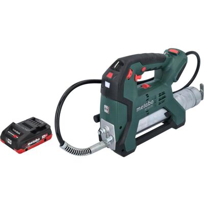 Metabo, Kartuschenpistole + Fettpresse, FP 18 LTX Akku Fettpresse 18 V 690 bar + 1x LiHD Akku 4,0 Ah - ohne Ladegerät (Fettpresse) Metabo, Kartuschenpistole + Fettpresse, FP 18 LTX Akku Fettpresse 18 V 690 bar + 1x LiHD Akku 4,0 Ah - ohne Ladegerät (Fettpresse)