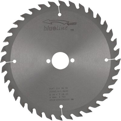 Ake, Sägeblatt, Kreissägeblatt HW ø 210 x 2,4 x 30 mm Z36 Wechselzahn (WZ) positiv Ake, Sägeblatt, Kreissägeblatt HW ø 210 x 2,4 x 30 mm Z36 Wechselzahn (WZ) positiv