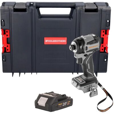 Procraft, Bohrmaschine + Akkuschrauber, Industrial ID20Abb Akku Schlagschrauber 20 V 180 Nm 1/4" + 1x Akku 2,0 Ah + RHINO Toolcase (Schlagschrauber) Procraft, Bohrmaschine + Akkuschrauber, Industrial ID20Abb Akku Schlagschrauber 20 V 180 Nm 1/4" + 1x Akku 2,0 Ah + RHINO Toolcase (Schlagschrauber)