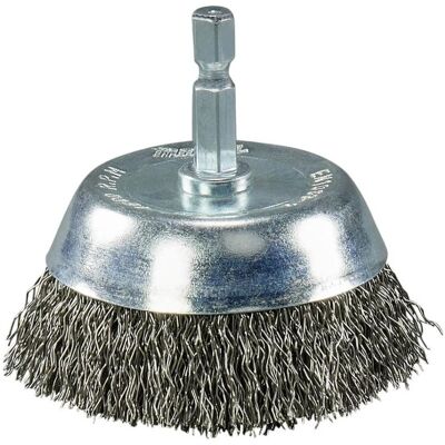 Makita, Schleifmittel, Zubehör D-76576 Topfbürste ZK1/4 x 65 mm aus Edelstahl Makita, Schleifmittel, Zubehör D-76576 Topfbürste ZK1/4 x 65 mm aus Edelstahl
