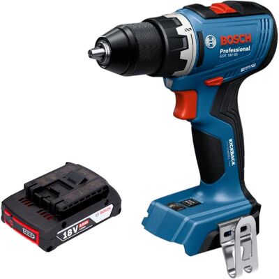Bosch Professional, Bohrmaschine + Akkuschrauber, GSR 18V-65 Professional Akku Bohrschrauber 18 V 63 Nm Brushless + 1x Akku 2,0 Ah - ohne (Bohrschrauber) Bosch Professional, Bohrmaschine + Akkuschrauber, GSR 18V-65 Professional Akku Bohrschrauber 18 V 63 Nm Brushless + 1x Akku 2,0 Ah - ohne (Bohrschrauber)