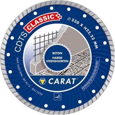 Carat, Sägeblatt, CDTSC18030 Diamanttrennscheibe CDTS CLASSIC 180x22,2MM Carat, Sägeblatt, CDTSC18030 Diamanttrennscheibe CDTS CLASSIC 180x22,2MM