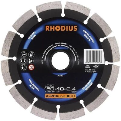 Rhodius, Sägeblatt, Diamantklinge LD50 150mm Rhodius, Sägeblatt, Diamantklinge LD50 150mm