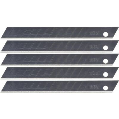 wolfcraft, Cutter, 5 Abbrechklingen 9mm schwarz wolfcraft, Cutter, 5 Abbrechklingen 9mm schwarz