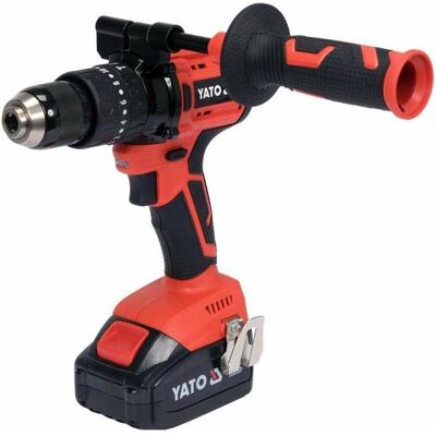 Yato, Bohrmaschine + Akkuschrauber, WIERTARKO-WKRĘTARKA UDAROWA 18V LI-ION 82790 / 1x3,0Ah 75Nm / SILNIK BEZSZCZOTKOWY (Schlagbohrschrauber) Yato, Bohrmaschine + Akkuschrauber, WIERTARKO-WKRĘTARKA UDAROWA 18V LI-ION 82790 / 1x3,0Ah 75Nm / SILNIK BEZSZCZOTKOWY (Schlagbohrschrauber)