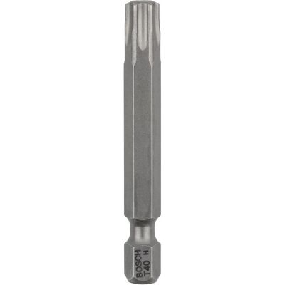 Bosch Professional Zubehör, Bits, Schrauberbit Extra-Hart T40, 49 mm, 1er-Pack (Innensechsrund TX, Sechskant (hexagonal)) Bosch Professional Zubehör, Bits, Schrauberbit Extra-Hart T40, 49 mm, 1er-Pack (Innensechsrund TX, Sechskant (hexagonal))