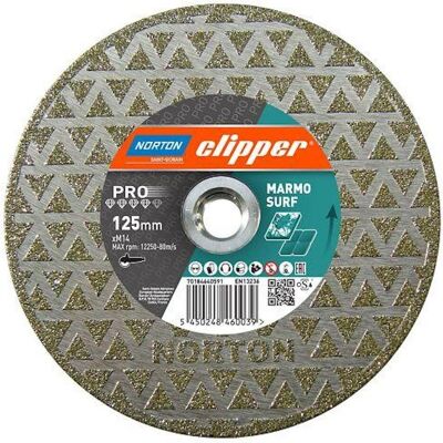Symantec Norton Clipper, Sägeblatt, Clipper Diamanttrennscheibe Pro Marmo Surf 125x22,2 mm Symantec Norton Clipper, Sägeblatt, Clipper Diamanttrennscheibe Pro Marmo Surf 125x22,2 mm