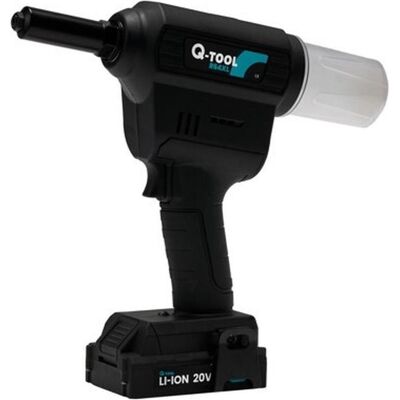 Q-Tool, Tacker + Nagelpistole, R64XL accu blindklinknageltang - Capaciteit 2,4 t/m 6,4 mm. Q-Tool, Tacker + Nagelpistole, R64XL accu blindklinknageltang - Capaciteit 2,4 t/m 6,4 mm.