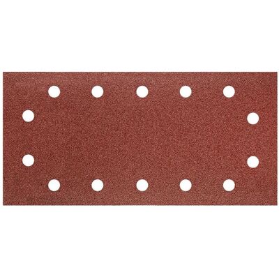 Graphite, Schleifmittel, Schleifpapier mit Klettverschluss 115 x 230 mm, K80, 5 Stück, mit Löchern Graphite, Schleifmittel, Schleifpapier mit Klettverschluss 115 x 230 mm, K80, 5 Stück, mit Löchern