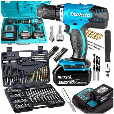 Makita, Bohrmaschine + Akkuschrauber, Trapano Avvitatore a Impatto (Schlagbohrschrauber) Makita, Bohrmaschine + Akkuschrauber, Trapano Avvitatore a Impatto (Schlagbohrschrauber)